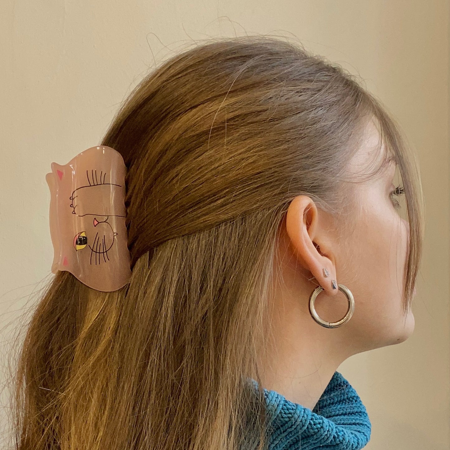 Klamra do włosów Kotek