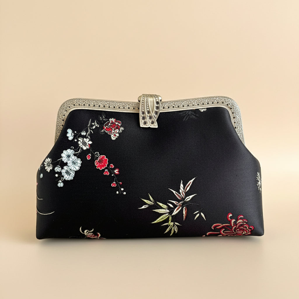 Kopertówka jedwabna Kwiatki 21026