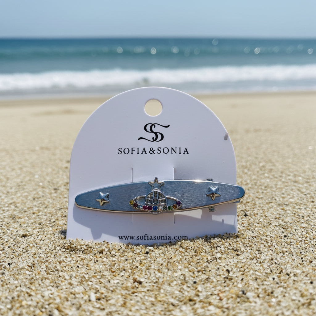 Spinka do włosów metalowa