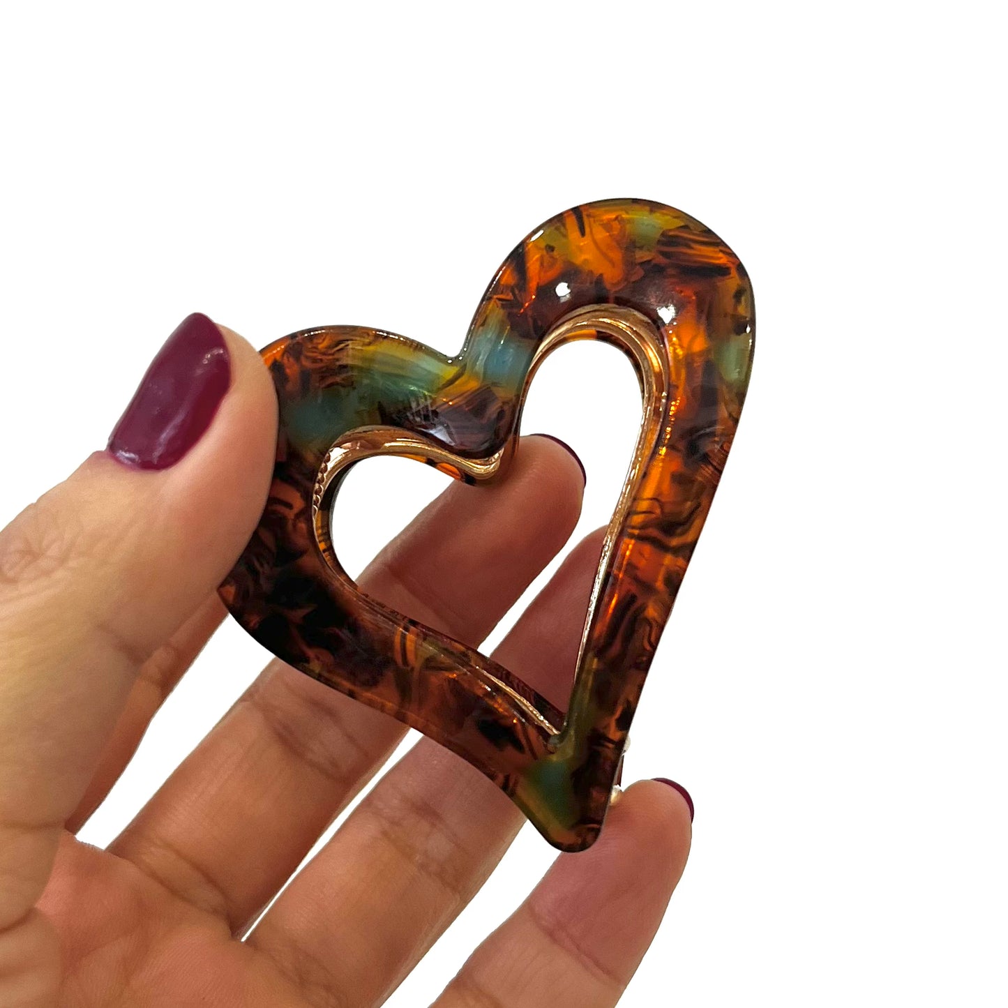 Klamra do włosów serduszko